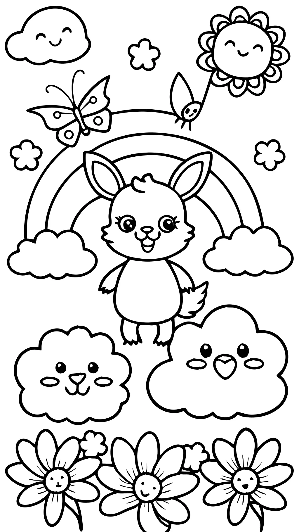 spring coloring pages preschool